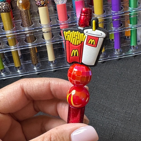 McDonald's Red Kids Pen with Fun Topper - Picture 6 of 6
